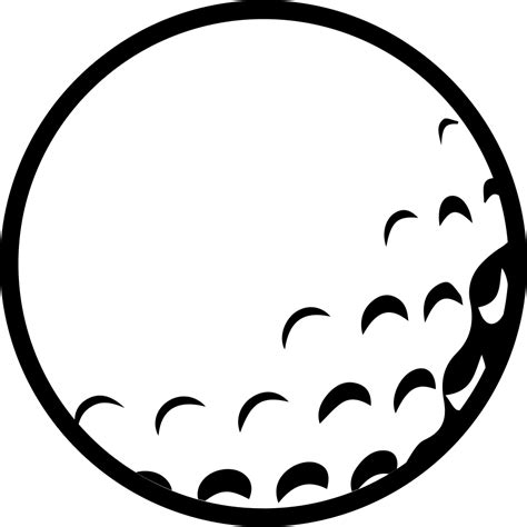 Golf Ball With Dents Svg Png Icon Free Download (#23102