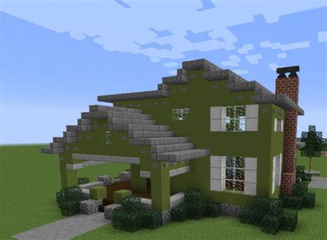 I had fun designing it and my friend helped me. Medium sized house Minecraft Map