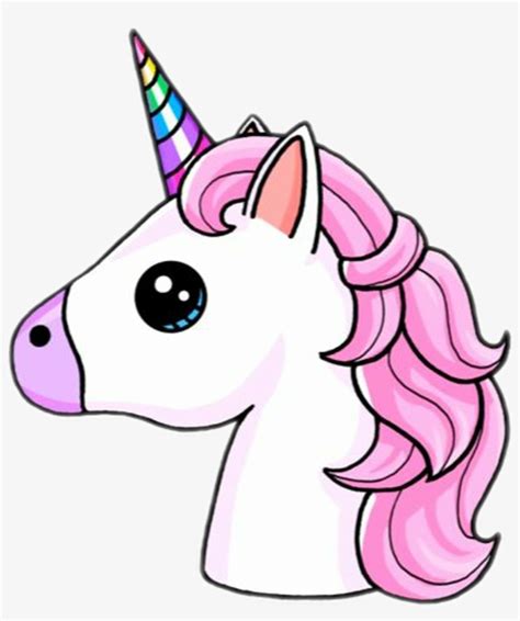 Unicorn Sticker Cute Kawaii Unicorn Free Transparent Png Download