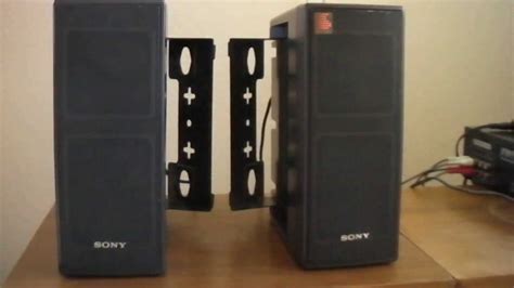 Sony Srs 100 Active Speakers System Youtube