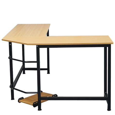 Ktaxon 90° L Shaped Desk Corner Latop Computer Pc Study Office Table