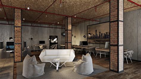 Futuristic 3ddesign For The Loft Interior On Behance