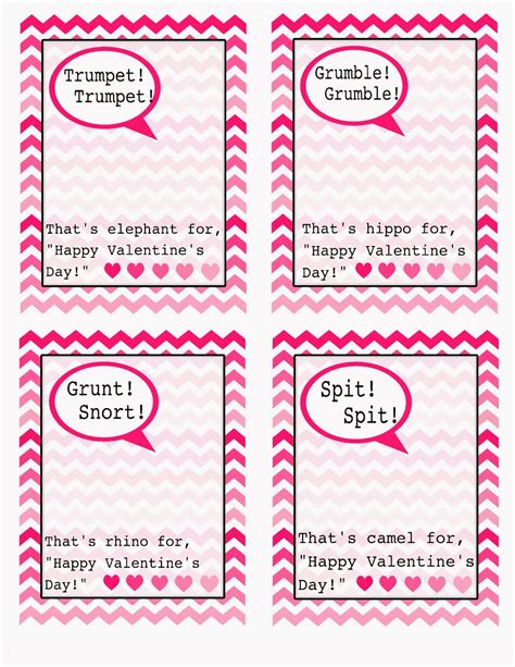 The Jacobs Clan Valentines Day Cards Free Template