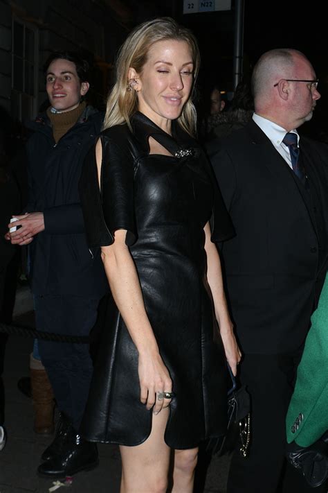 Ellie Goulding Arrives At Bafta Vogue X Tiffany Fashion And Film After