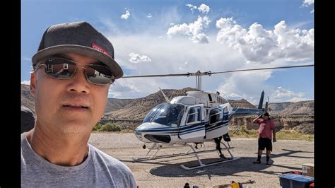 Helicopter Ride From Supai Vilaage Havasupai Indian Reservation To