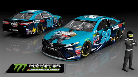 Erik Jones Mlb The Show18gamestop Camry 20 Stunod Racing