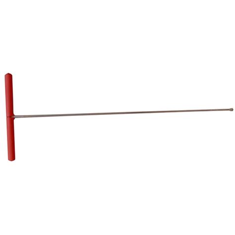 36 In Length Steel Probing Rod With Ball Point For Pipes