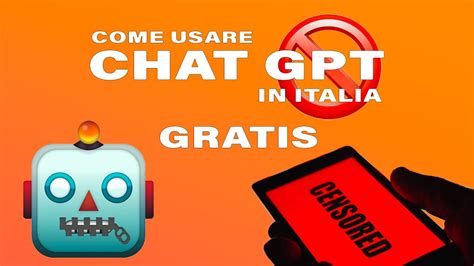 Come Usare Chat Gpt Gratis Tutorial Youtube