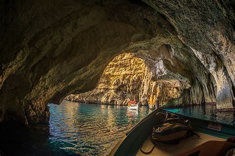 Blue Grotto Malta Worldatlas