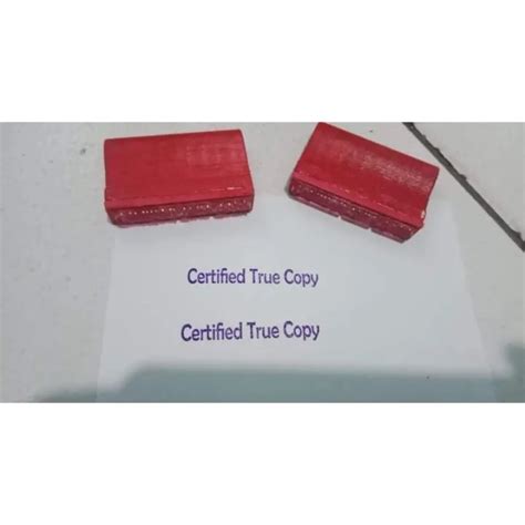 Certified True Copy Rubber Stamp Lazada Ph