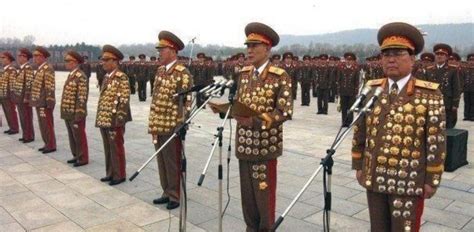 Is This An Unaltered Photograph Of North Korean Officers With Medals