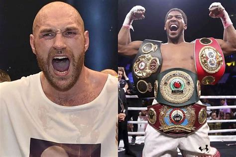 Boxing Tyson Fury And Anthony Joshuas Promoters Disagree Over Alleged Fight Offer Marca