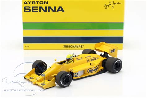 Ayrton Senna Lotus 99t 12 Winner Monaco Gp Formula 1 1987 540871892