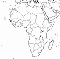 Africa Blank Map Printable - Customize and Print