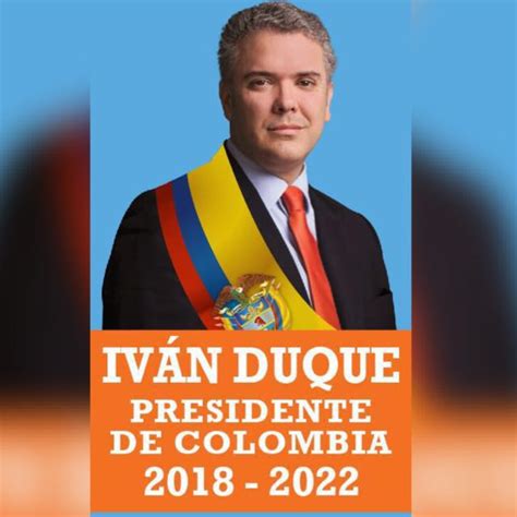 Iván duque, presidente de colombia, en posesión de tito crissien como ministro de ciencia. Iván Duque, Presidente #117 en la historia de Colombia ...