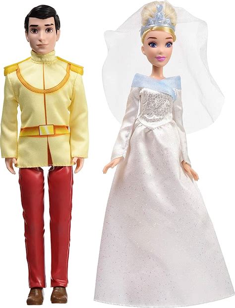 Disney Princess Classic Cinderella Prince Charming Wedding Doll 2 Pack