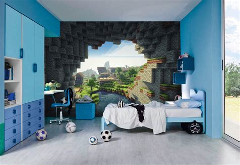 Minecraft Wall Murals By Inkyourwall On Etsy