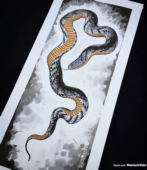 Snake Painting Not Sure If This Subreddit Allows Art But This Is A
