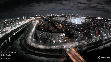 Kijów Rusaniwka Ukraina kamery internetowe webcams