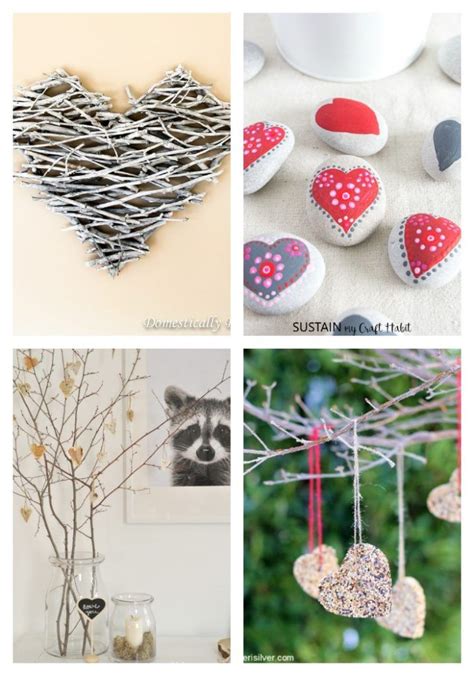 20 Gorgeous Valentines Day Nature Inspired Crafts Valentine Crafts