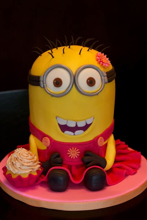 For this cake i used 20cm (7.87 inches) round cake tins and trimmed them down to 16cm (6.3 inches). Pretty Minion Cake Design | 13 Incredibly Cute And ...
