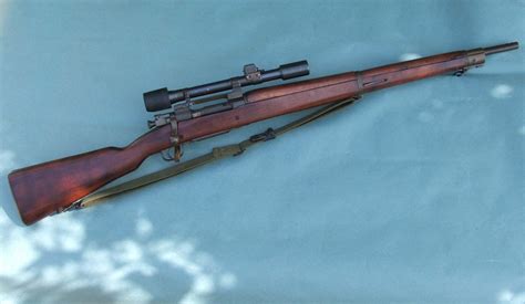 Weapons Us Ww2 Remington M1903 A4 Sniper Rifle