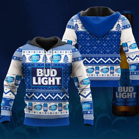 Bud Light 3d Print Ugly Christmas Sweater Usalast