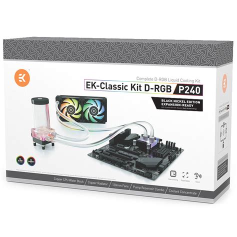 Buy Ek Classic P240 D Rgb Liquid Cooling Kit Black Nickel