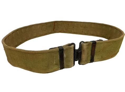 Original Dated British Army Pattern Webbing Belt In Belts