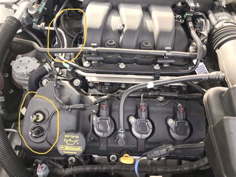 What Are The Circled Parts Of My 2013 Ford Taurus 35l V6 Engine R