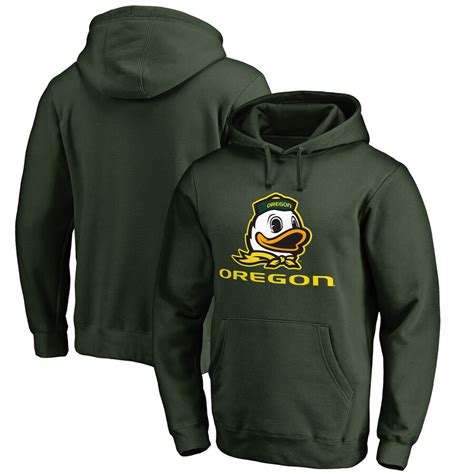 Fanatics Branded Oregon Ducks Green Team Lockup Pullover Hoodie