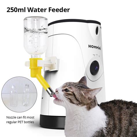 10 best automatic cat feeders of september 2020. HOMMINI Smart Feeder Automatic Pet Feeder with 110Â° HD ...