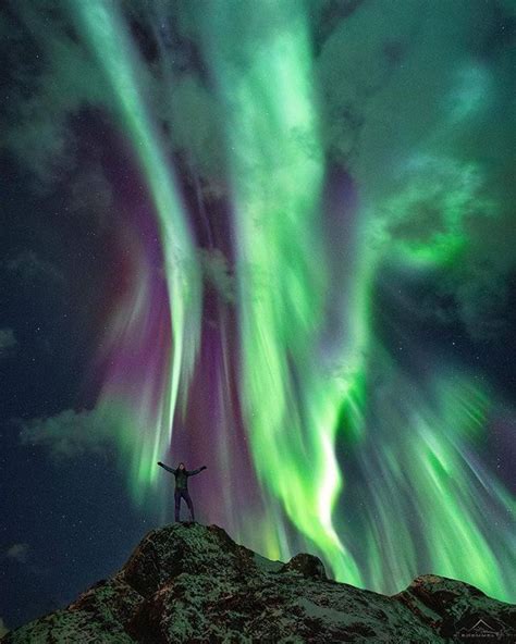 Aurora Borealis Magic In The Sky Of Norway By Nicholasroemmelt Northen