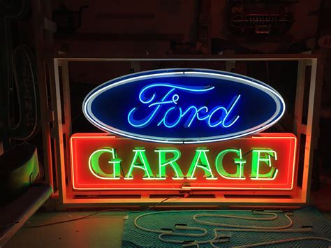 Ford Garage Neon Sign Ford Ts Ts For Him Ts For Etsy