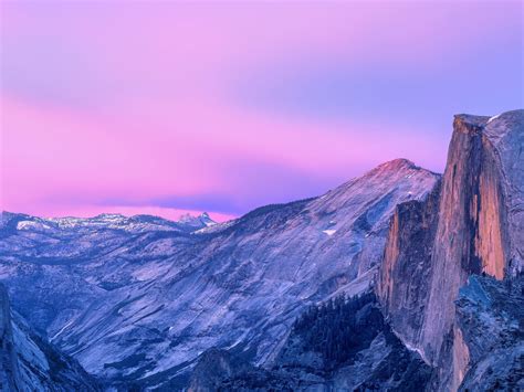 Download 1280x960 Wallpaper Pink Sunset Sky Mountains
