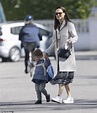 Pippa Middleton heads out with two-year-old son Arthur in London
