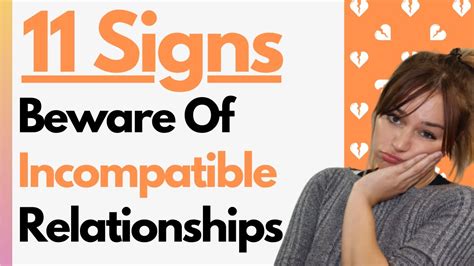 11 Signs Of An Incompatible Relationship Will Your Relationship Last Youtube