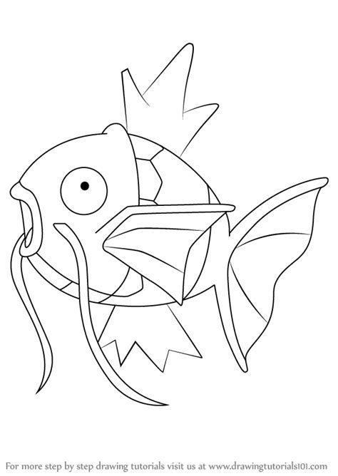 Magikarp Coloring Pages