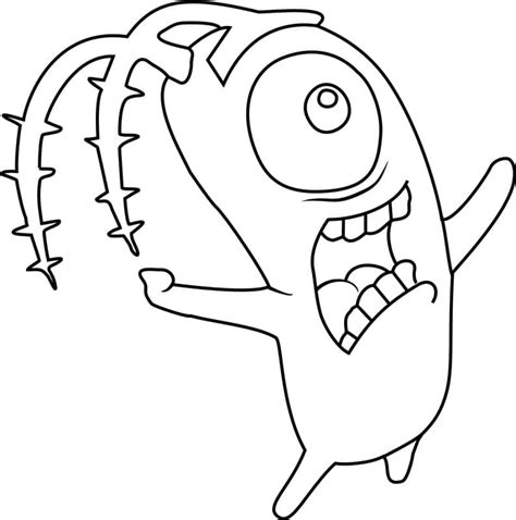 Plankton From Spongebob Coloring Page Download Print Or Color Online