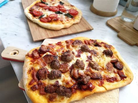Could you add even more meat toppings? HomemadeMeat lovers pizza : food (With images) | Food ...