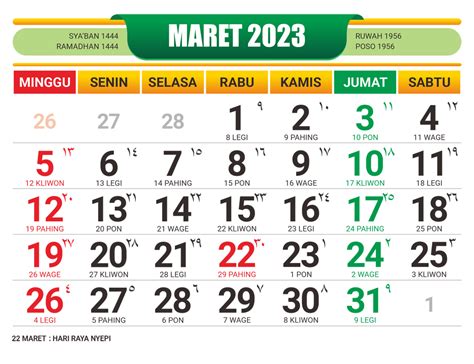 Kalender Jawa 2023 Lengkap