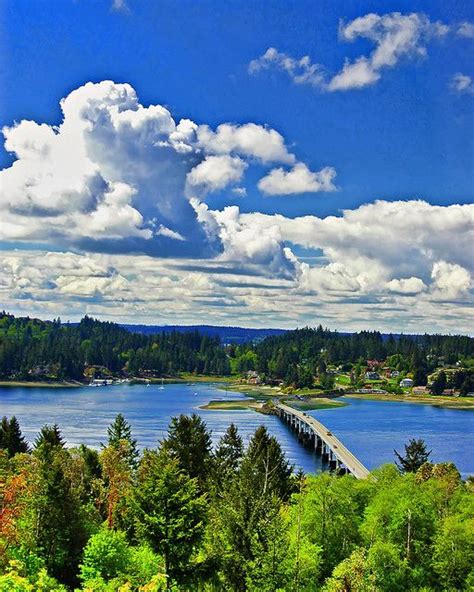 Fox Island Bridge Washington Travel Washington State Travel Pacific