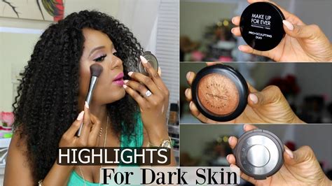 Top 5 Highlighters For Dark Skinwomen Of Color Youtube