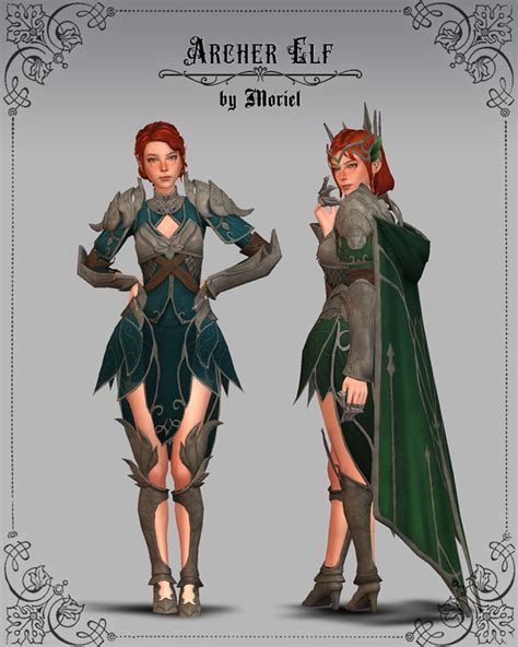Darkness Rises Archer Elf Moriel Sims Medieval Sims 4 Sims Mods