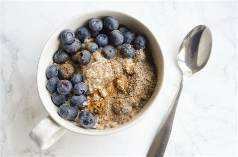 Really, you'll come to find out that being prepared is 90% of what you do in life, so if you're prepared to eat well and know where healthy foods are always available, the follow through. Chia and Flaxseed Microwave Oatmeal