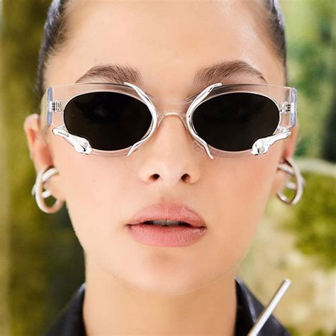 luxury cat eye sunglasses women brand designer fashion small frame sun glasses female hip hop