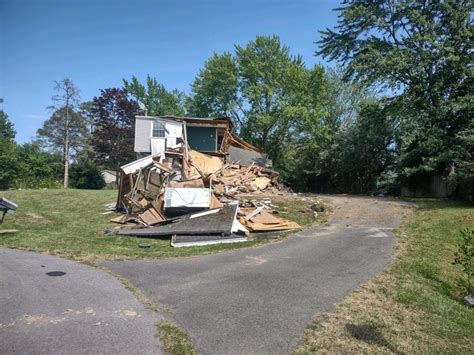 Cayuga Nation Demolishes Three Structures Claims They Were Hotbeds Of