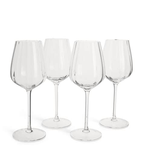 Soho Home Pembroke White Wine Glasses Set Of 4 Harrods Us