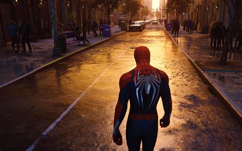 2560x1600 Spiderman Walking In Nyc Streets 2560x1600 Resolution Hd 4k