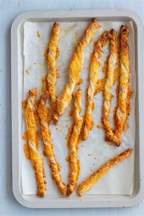 How To Make Puff Pastry Cheese Straws Also Known As Cheese Twists